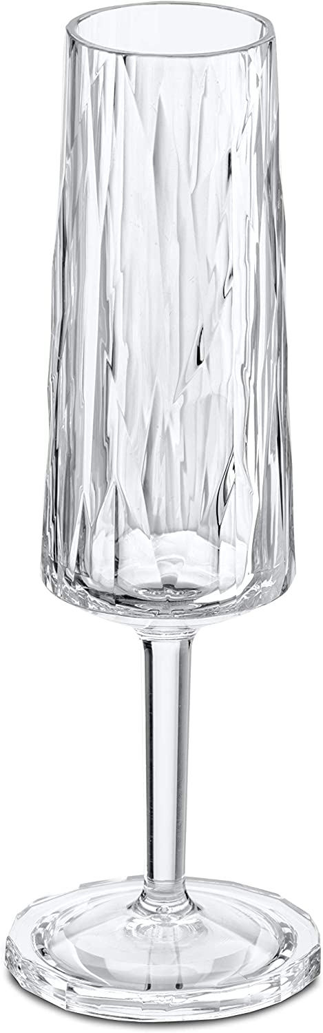Koziol 3400535 CLUB NO. 5 champagne glass, clear