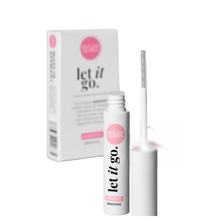 GirlGotLashes Let It Go Remover Sensitive - Removal of DIY Eyelash Extensions - Gentle & Effective - Skin-friendly & Gentle