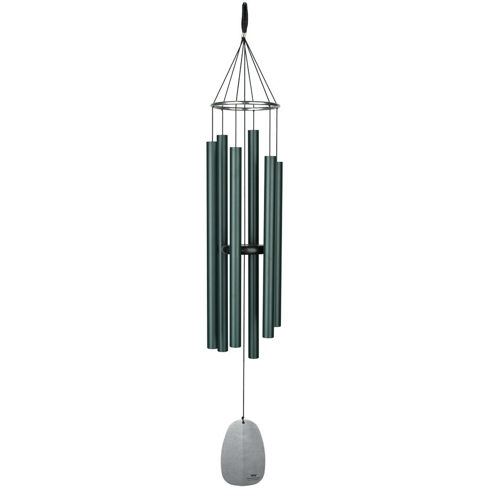 Woodstock Chimes Large Bells of Paradise Wind Chime - Rainforest Green