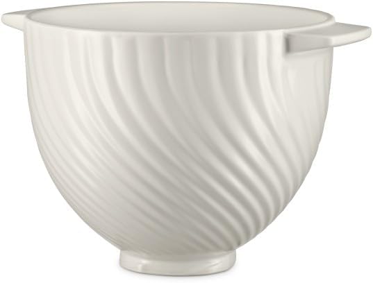 KITCHENAID Ceramic Mixing Bowl Meringue 4.8 Litre with Free Gift
