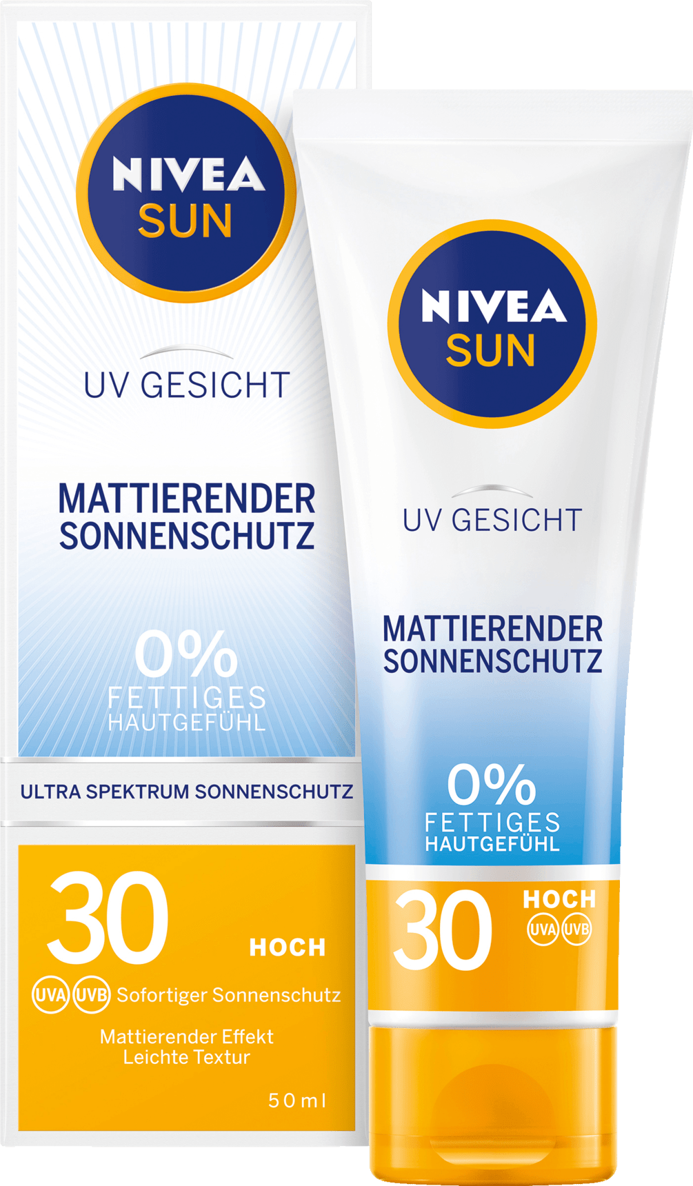 NIVEA SUN Matting Face Protection Spf 30, 50 Ml