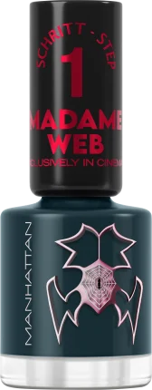 MANHATTAN Cosmetics Nail polish Super Gel Madame Web 300 Beach House Blue, 12 ml