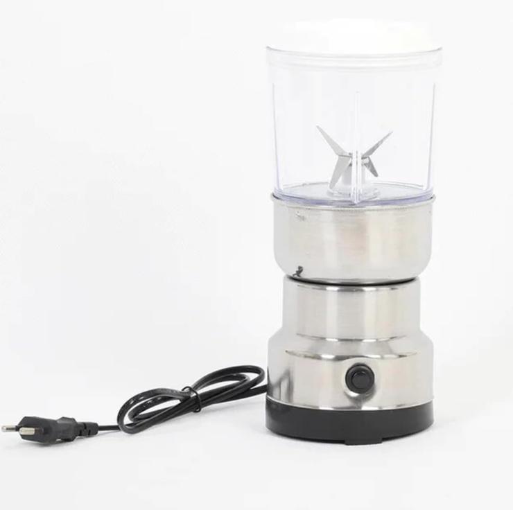 SQUADO - Electric coffee grinder 2 in 1, blender, suitable for grains, spices, legumes, fruits, sauces, 300W, powerful and sharp blade