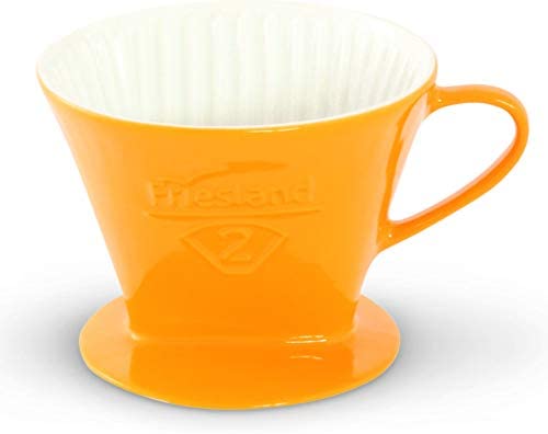 Friesland Porzellan Friesland Coffee Filter Size 2 Saffron Yellow Porcelain