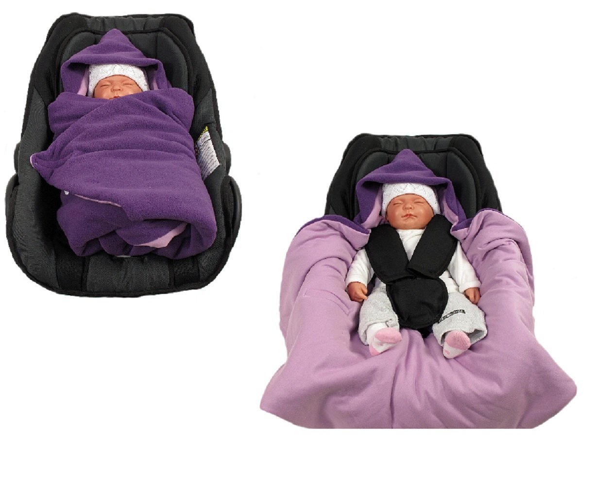 Hobea-Germany Swaddling Blanket For Baby Seat Footmuff In Various Colours P