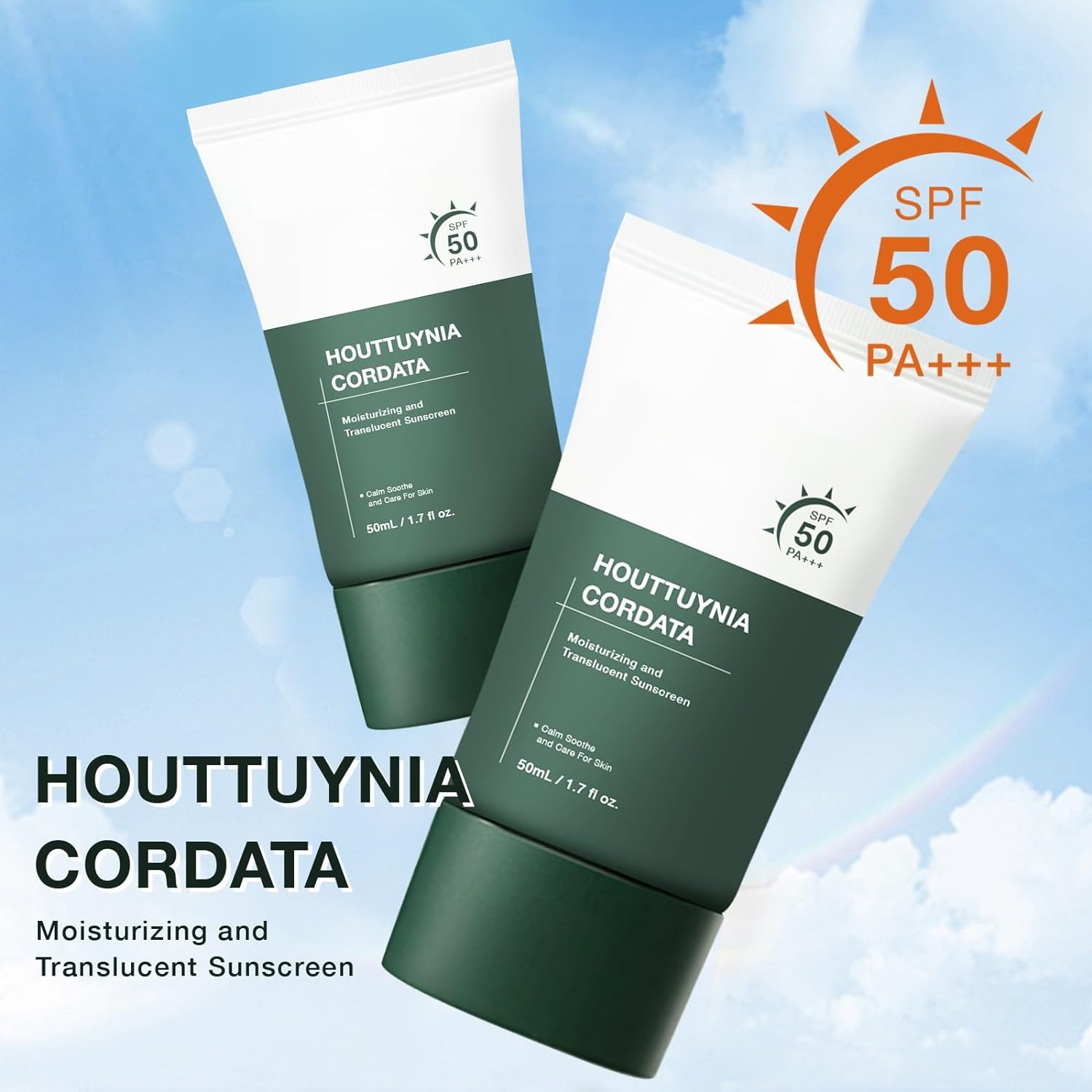 Beauty Of Joseon Moisture Suncream - SPF50+/ PA+++ Heartleaf Silky Moisture Sunscreen | Korean Skincare Facial Moisturizer Daily Sunscreen | Water Resistant | Strong UV protection | Non-Grease (1)
