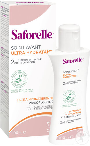 Saforelle Intensive Moisturizing Wash Gel Bottle 100ml