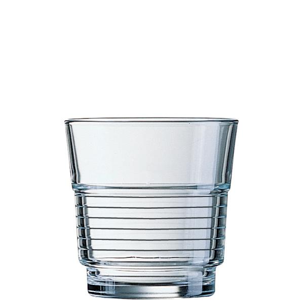 Juice, water, whiskey cup 25 cl spiral No. FB25, contents: 250 ml, H: 84 mm, D: 82 mm