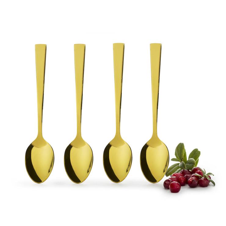 Sagaform Golden Spoon 4-Pack