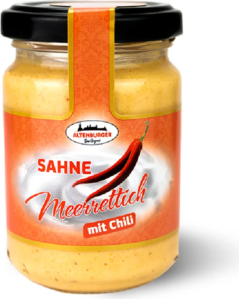 Sahne Meerrettich mit Chili, 140 g