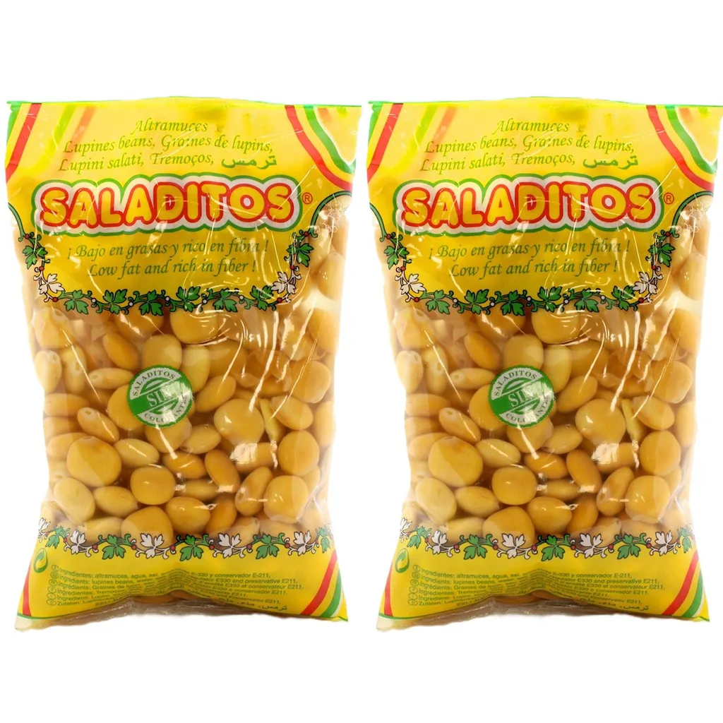 Saladitos Lupins 2 x 600g - High in protein, fiber & Omega 3