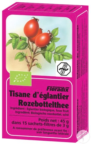 Salus Floradix Rosehip Tea Organic 15 bags