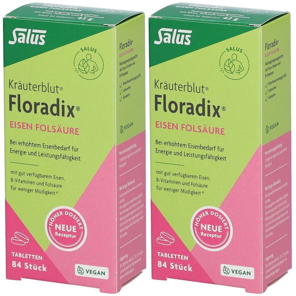 Salus® Kräuterblut® Floradix® iron folic acid