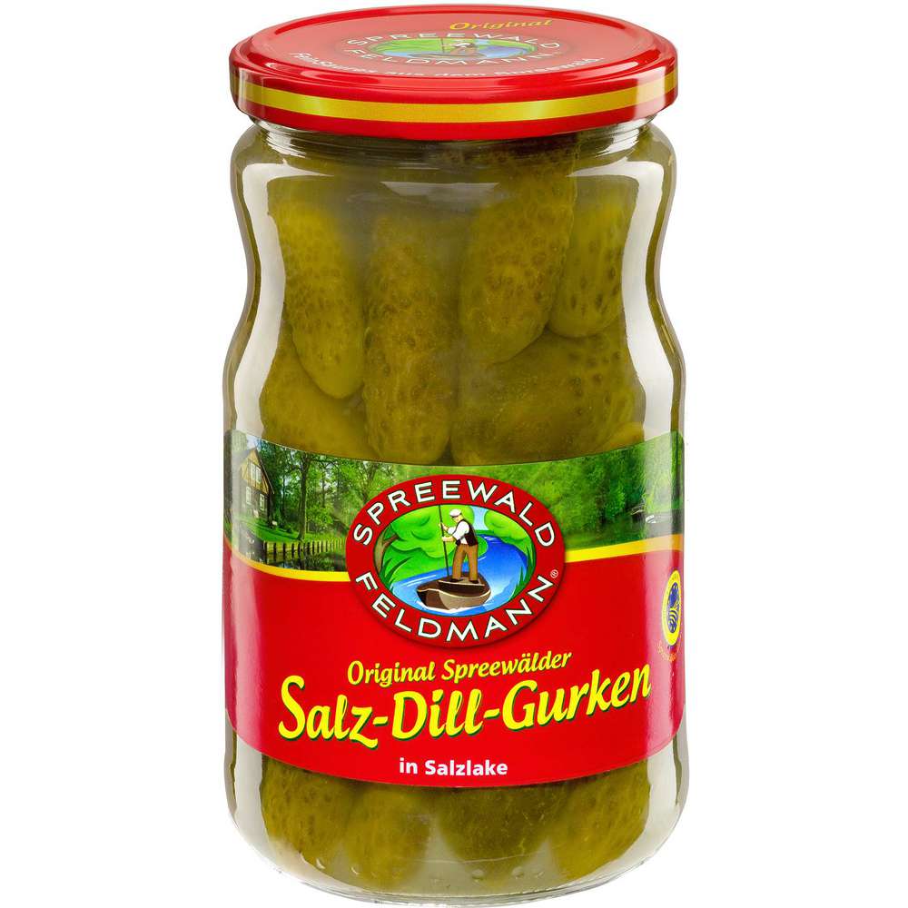 Original Spreewald salt and dill cucumbers, in brine
