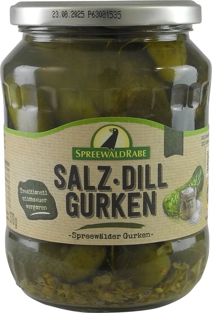 Salt and dill pickles from Spreewald-Rabe (720 ml glass)