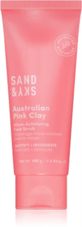 Sand & Sky Australian Pink Clay Micro-Exfoliating Face Scrub cleansing micro-exfoliating gel for the face