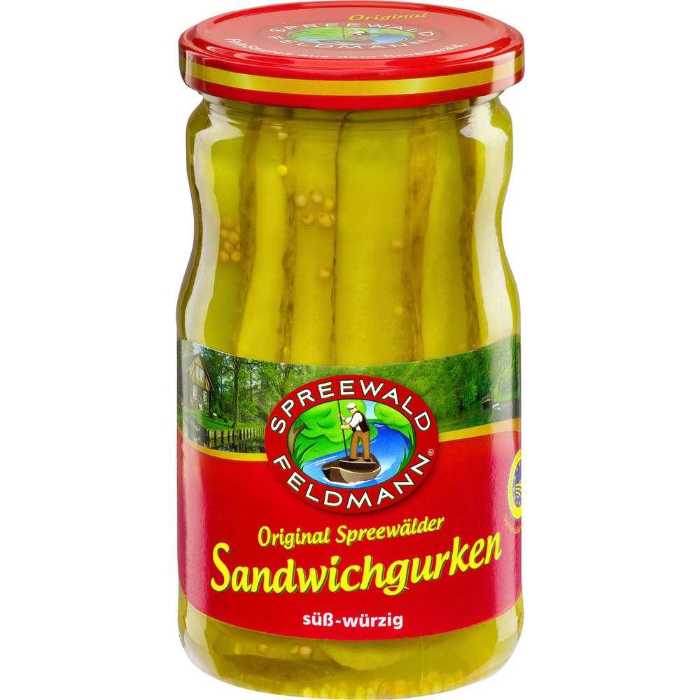 Sandwich cucumbers