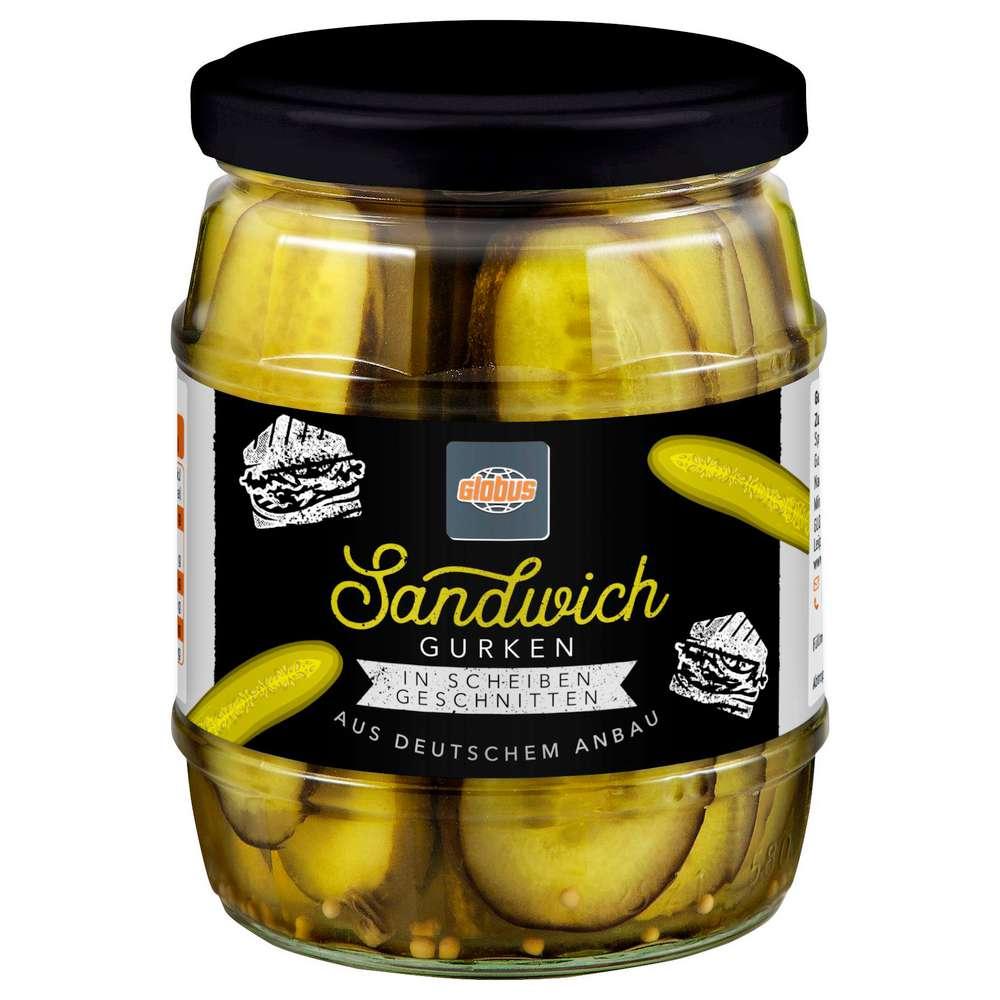Sandwich cucumbers, sliced