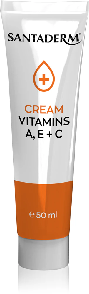 Santaderm Cream with Vitamins A, E + C Cream for sensitive epidermis