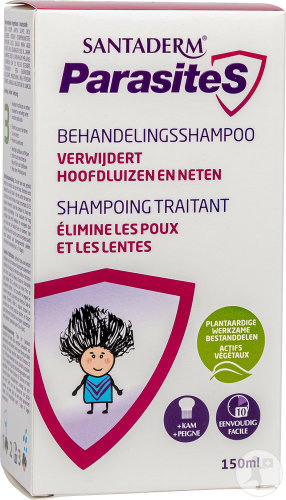 Santaderm Parasite Anti-Lice Treatment Shampoo + Comb 150ml