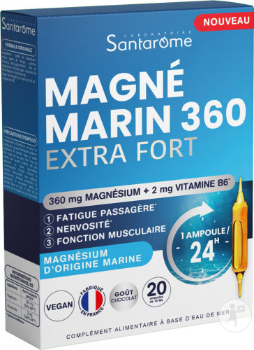 Santarome Magnesium Marin 360 Stress/Nervousness 20 ampoules