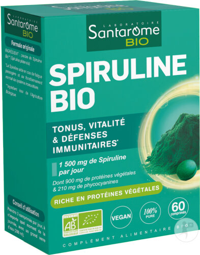 Santarome Spirulina Organic 60 tablets