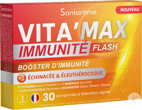 Santarôme VitaMax Immunity Flash Immunity Booster 30 tablets