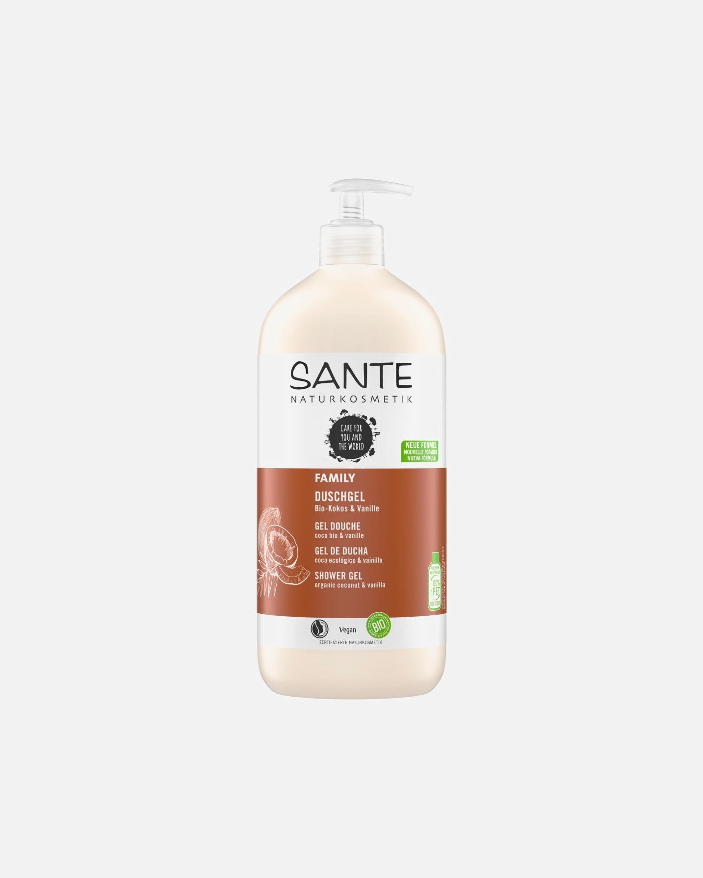 Sante shower gel organic coconut & vanilla