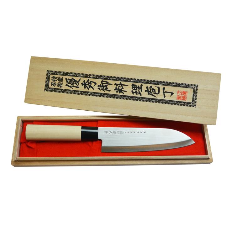 Satake Houcho Chefs Knife In Balsabox