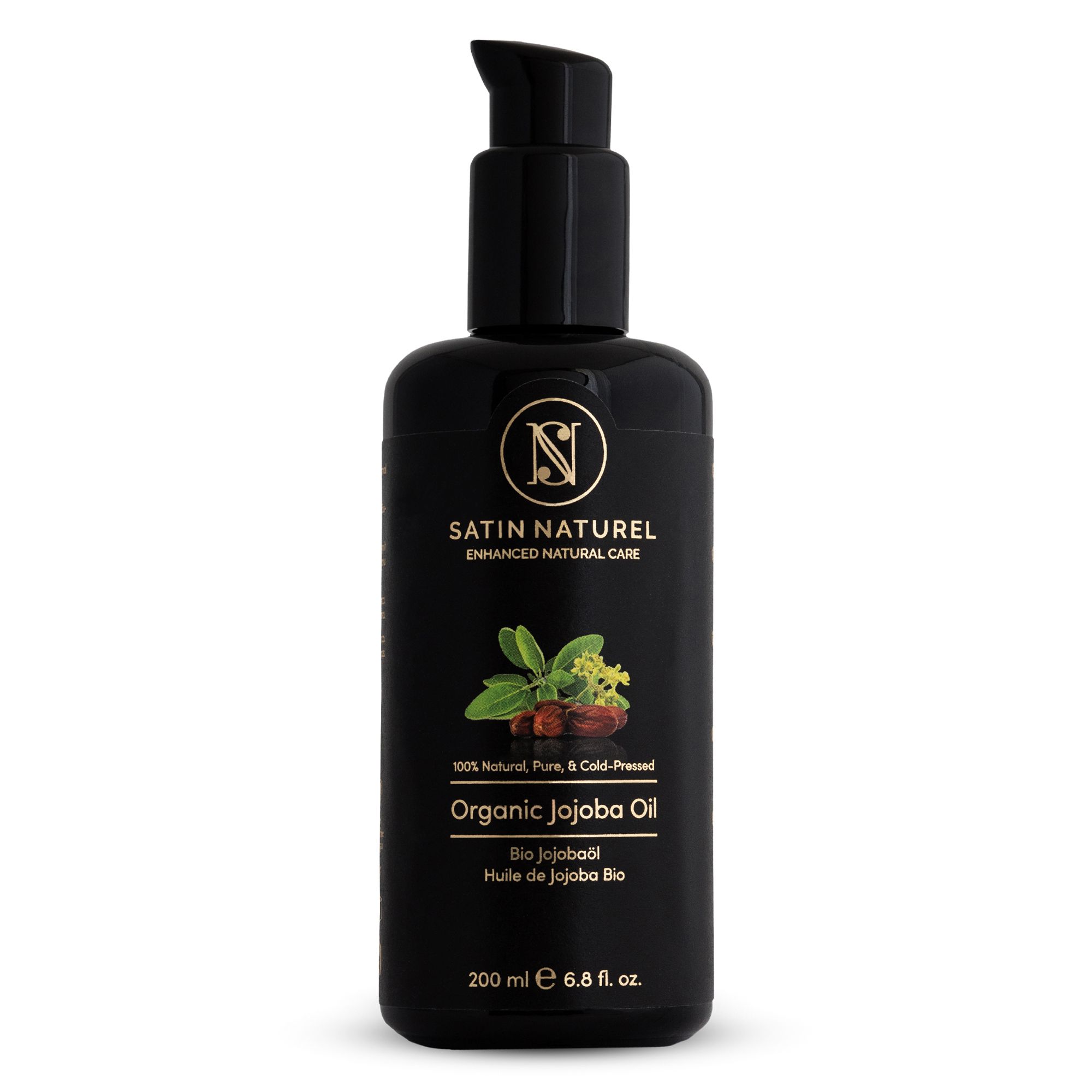 SATIN NATUREL organic jojoba oil 200 ml