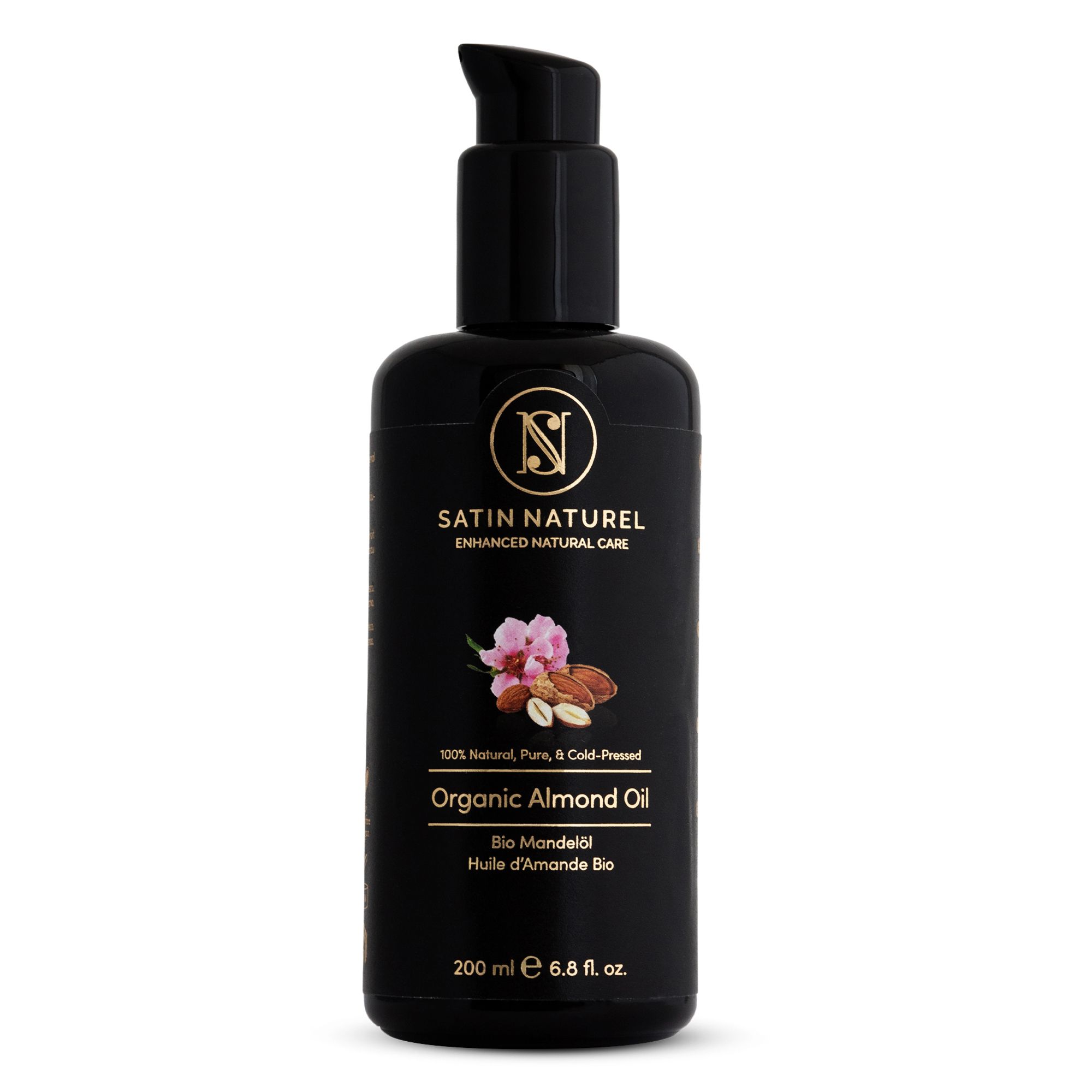 SATIN NATUREL organic almond oil