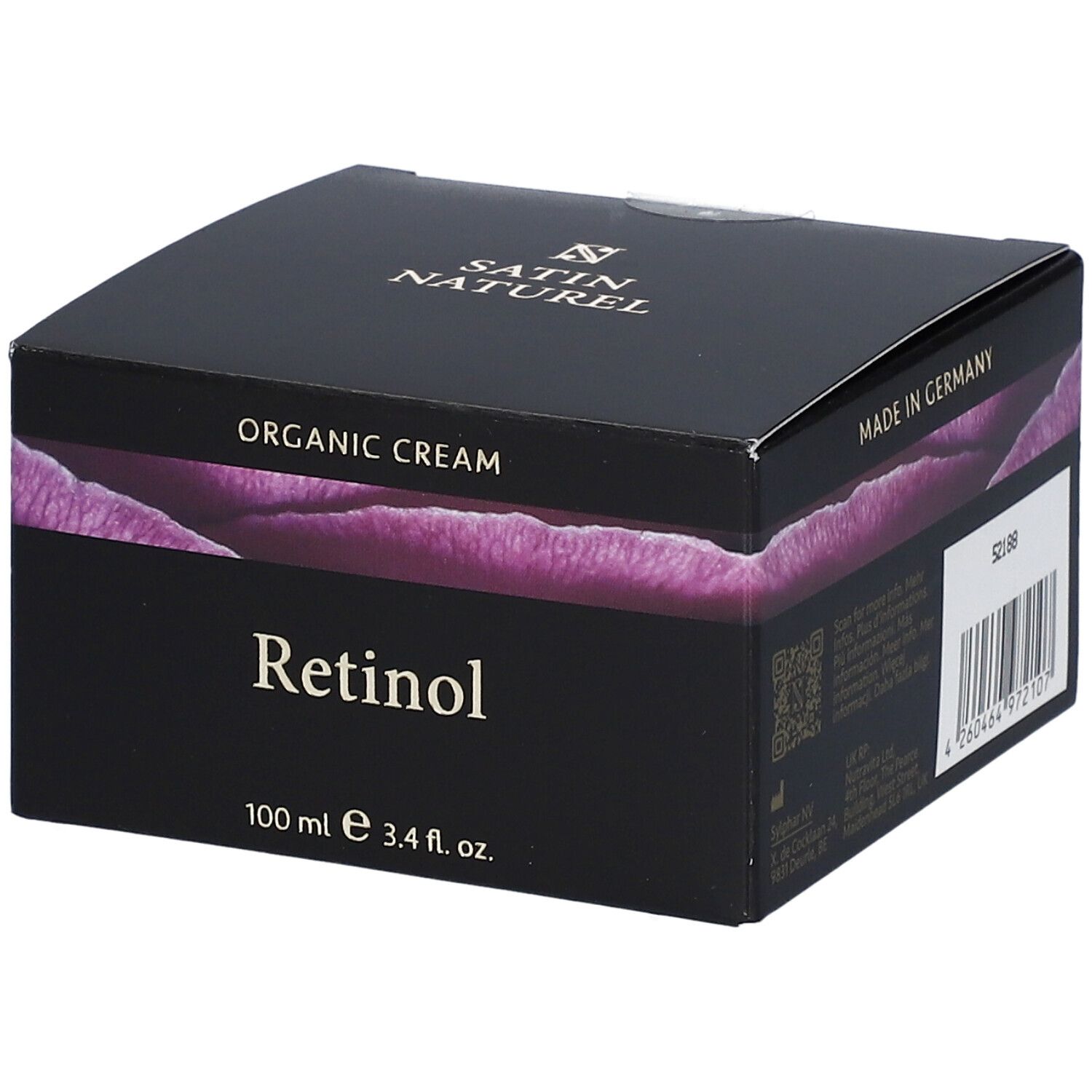 SATIN NATUREL Retinol Organic Cream 100 ml