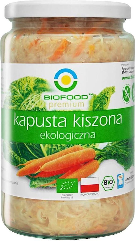 Sauerkraut with carrots, gluten-free, 700 g (550 g) - Food