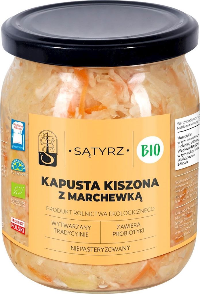 Sauerkraut with Carrots 450 g - SĄTYRZ