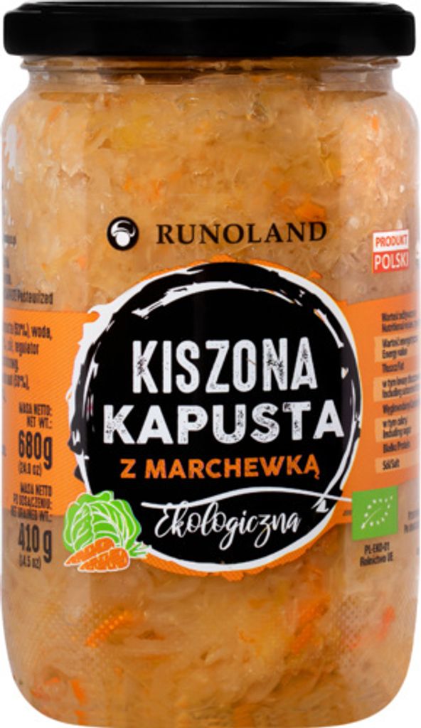SAUTED CABBAGE WITH CARROTS 680 g (410 g) - RUNOLAND