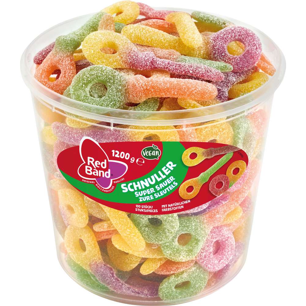 Sour pacifier fruit gums