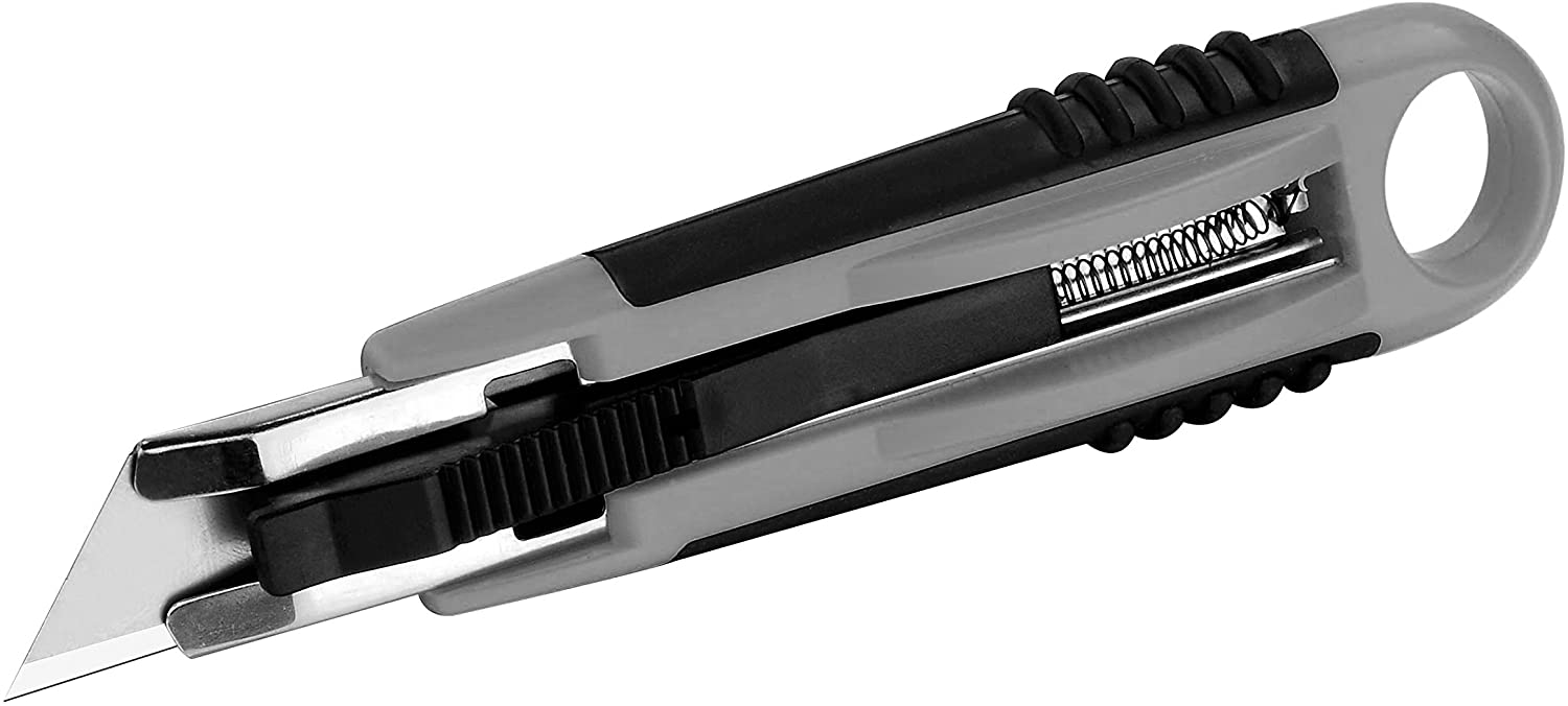 Westcott 84026 Cutter Professional Plastic Housing, Soft Grip Handle, Blade Width: 18 mm, grey/black