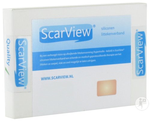 Scarview Elastic Silicone Scar Bandage 5x7.5cm Piece 2 (Scarv01)