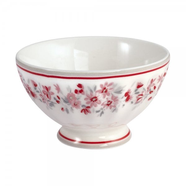 French Bowl Emberly White (10cm) from Greengate