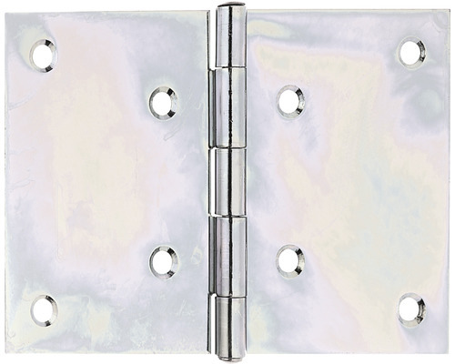 Wide hinge with riveted brass pin, 100 x 150 mm sendzimir galvanized