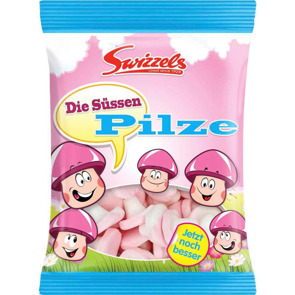 Foam sugar mushrooms with fruit flavor