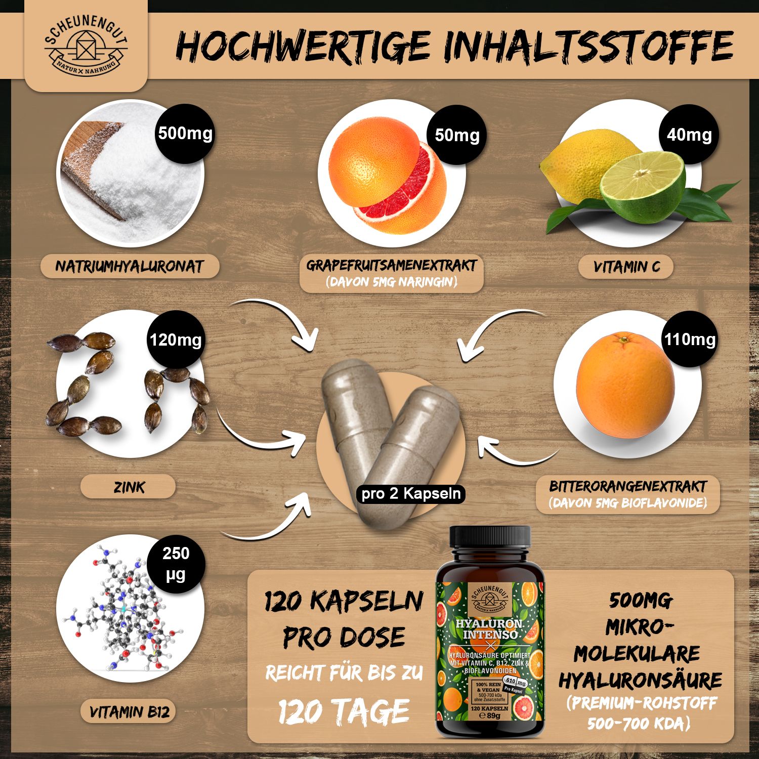 Scheunengut® HYALURON INTENSO | Hyaluronsäure