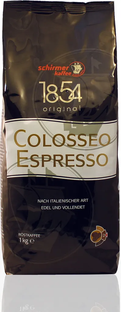 Schirmer 1854 Colosseo Espresso - 8 x 1kg coffee beans