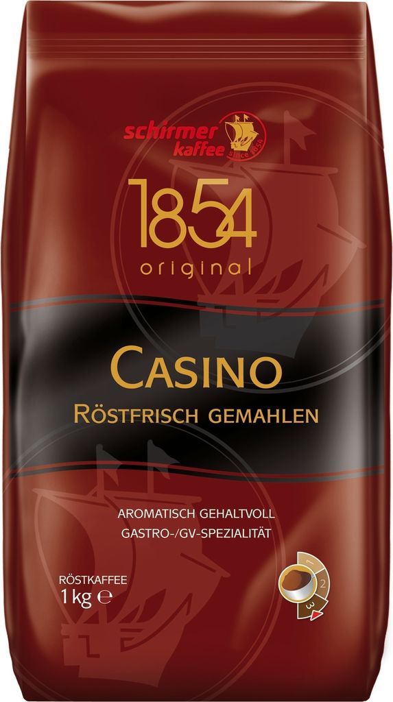Schirmer Casino Coffee aromatic, rich, elegant, harmonious 1000g