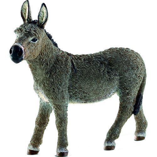 Schleich 13772 Donkey, Animal Toy Figure
