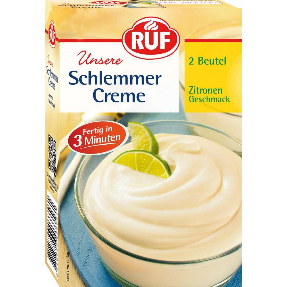 Gourmet cream, lemon