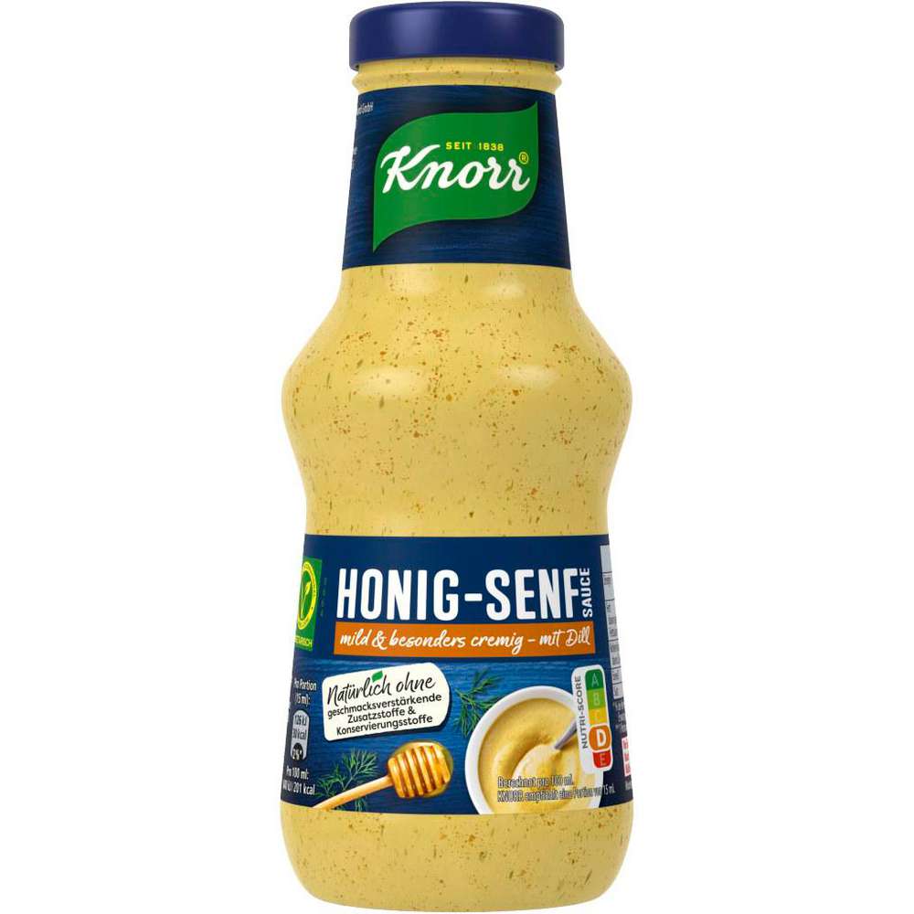 Gourmet sauce, honey/mustard