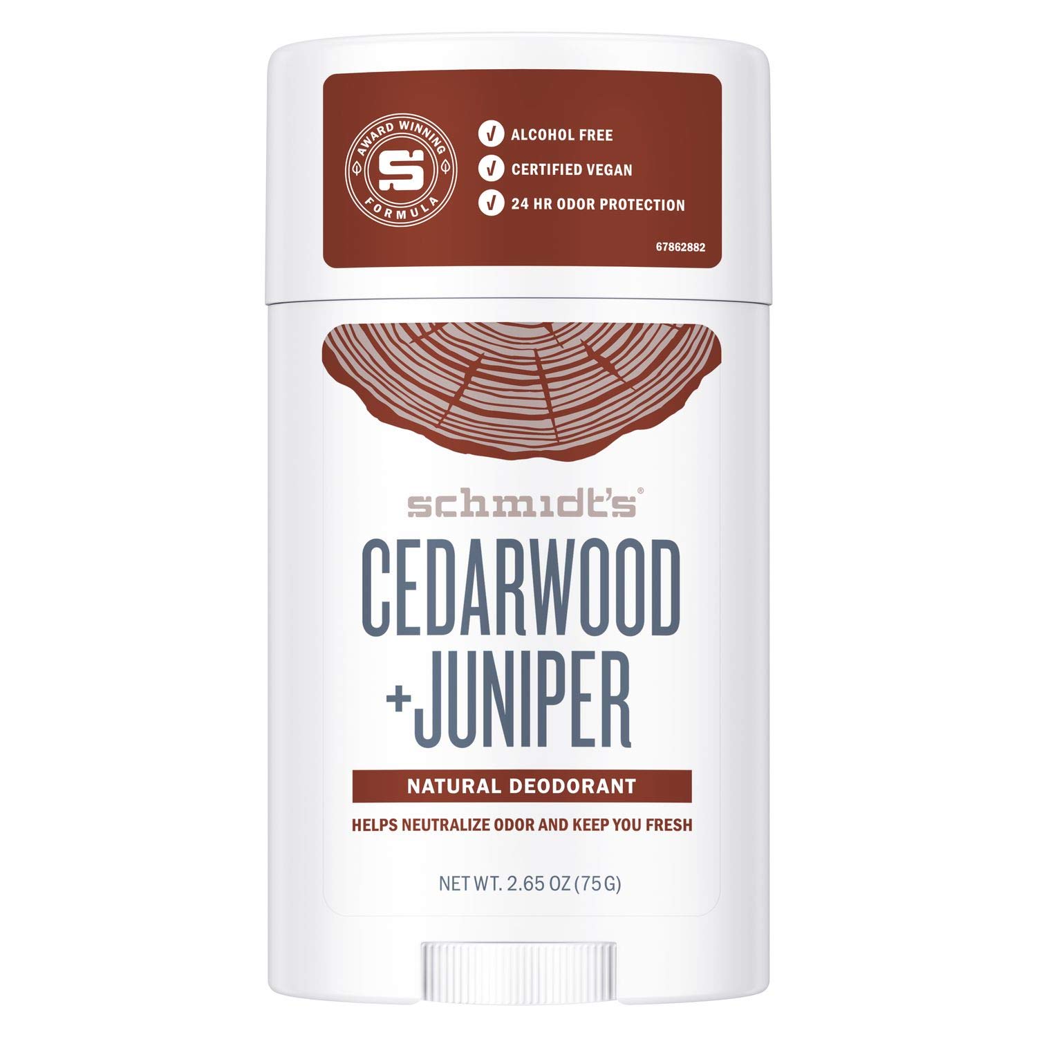 Schmidt's Deodorant Stick Cedarwood & Juniper, 75 g