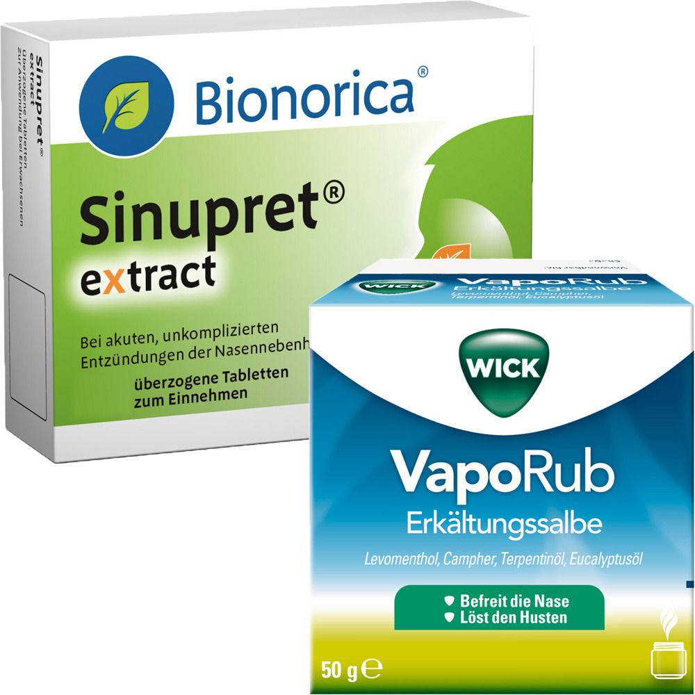 Snuff set WICK VAPORUB + SINUPRET® Extract from 12 years