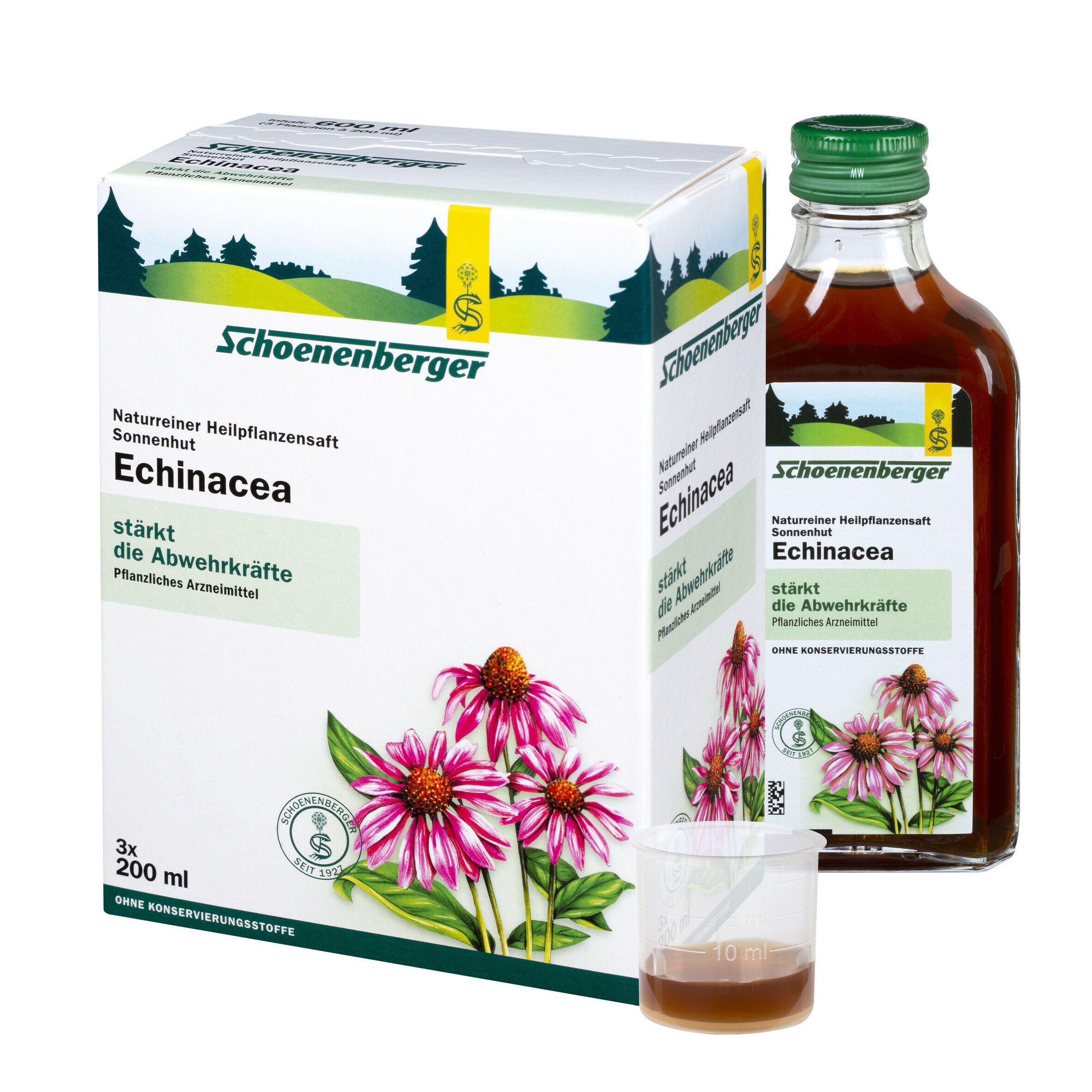 Schoenenberger® Naturreiner medicinal plant juice Echinacea